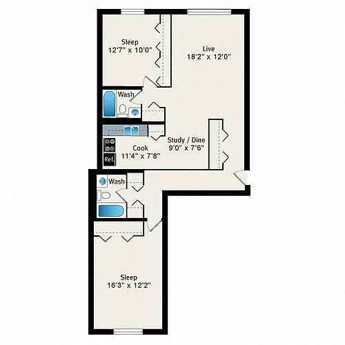 Floor plan B6