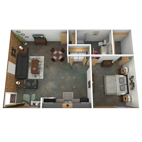 Floor plan Carole Lombard A
