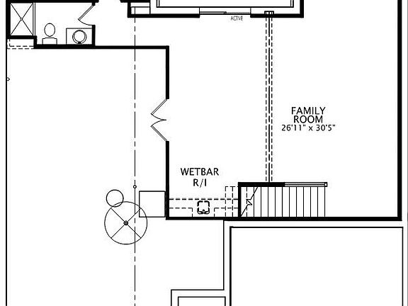 floor plan lower level