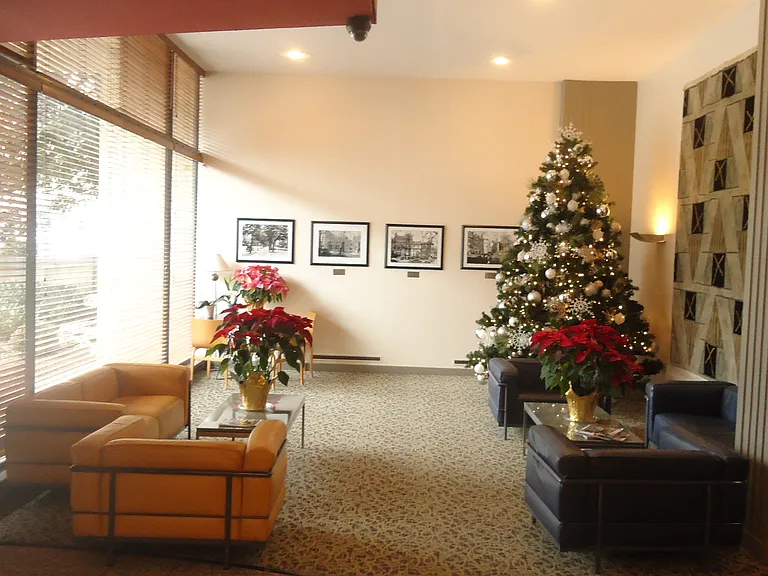 Boston House Lobby during the Holidays