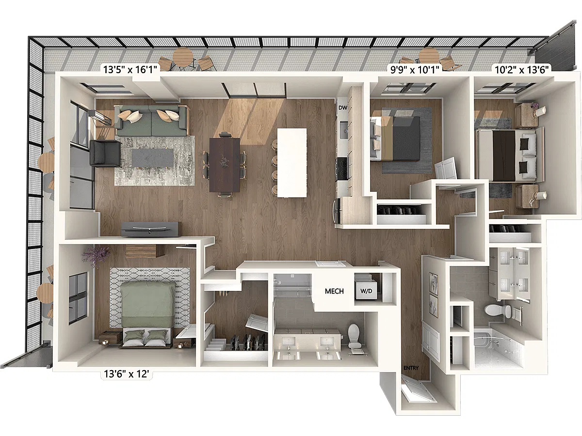 Floor plan C01-Scheme2