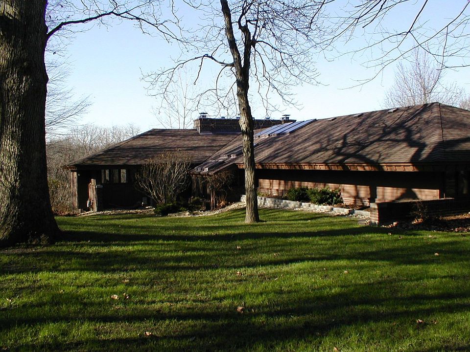 South side view of home