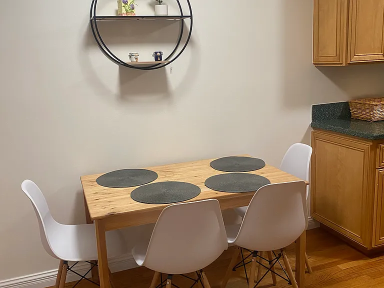Kitchen, dining area