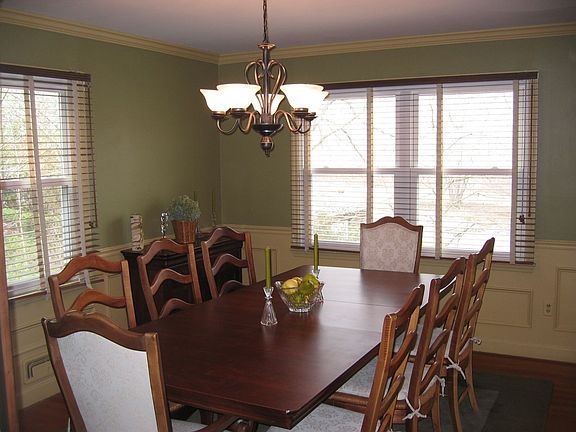 Dining Room with wainscoting