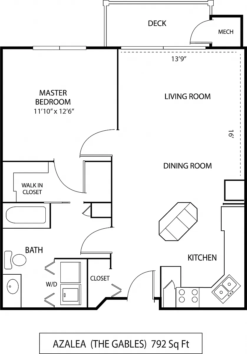 Floor plan Azalea