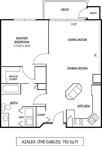 Floor plan Azalea
