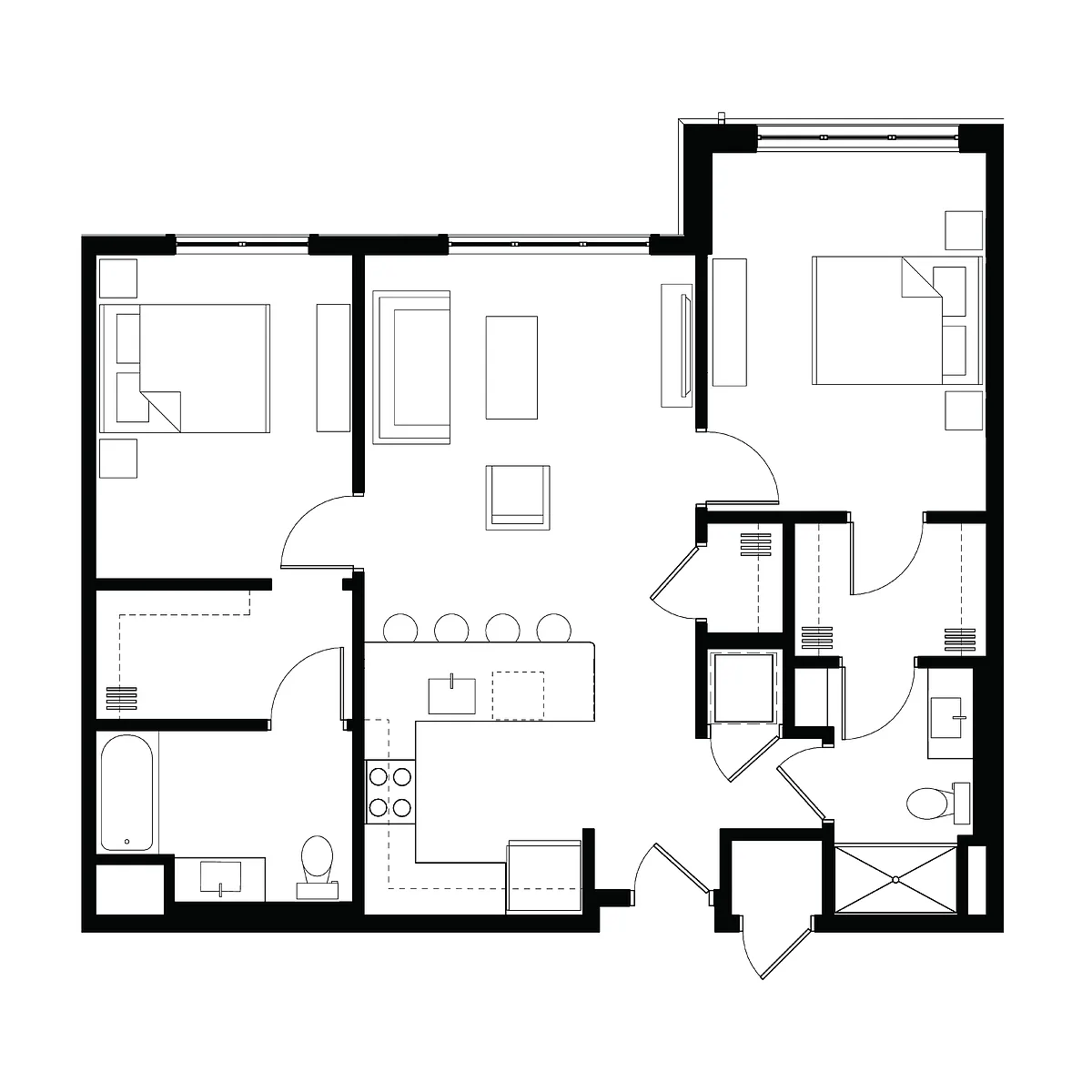Floor plan B1