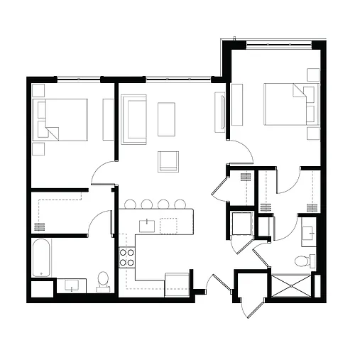 Floor plan B1
