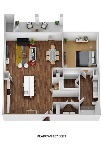 Floor plan A1G-M