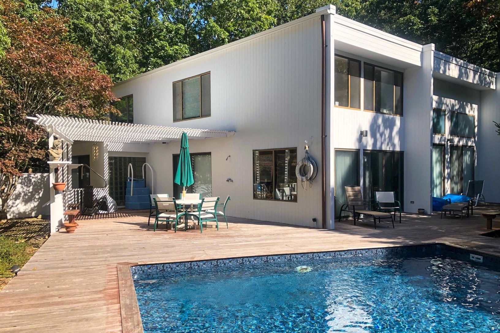  Large Mahogany Deck and Pool