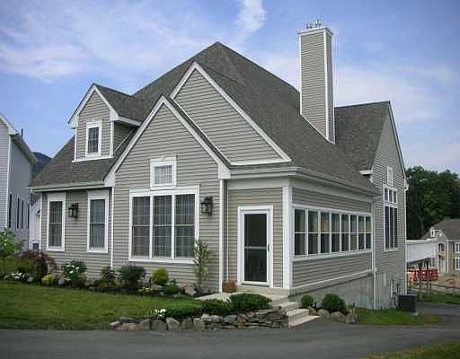 View from cul-de-sac