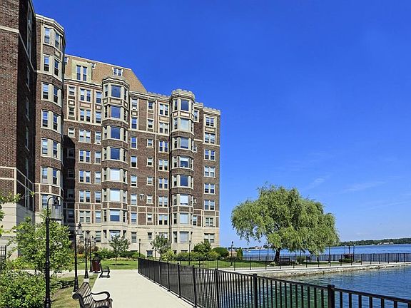 Alden Towers on the Detroit River.