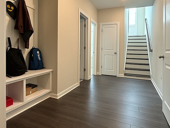 Mud Room through garage entry