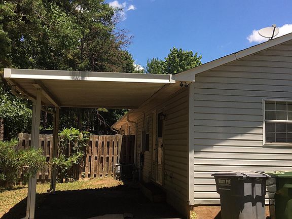 Covered patio on rear of the home.
