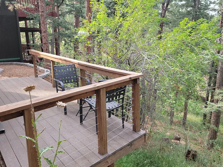 Tea house deck