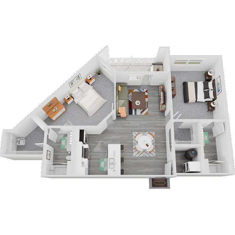 Floor plan B3C