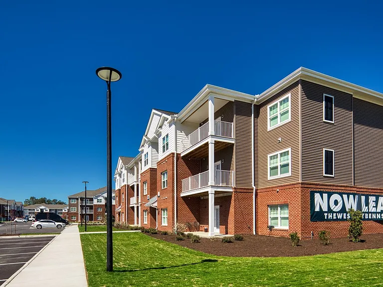 Apartment building exterior