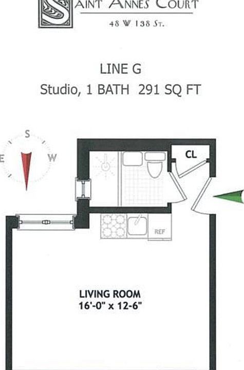 1st image of 48 W 138th St APT 2G