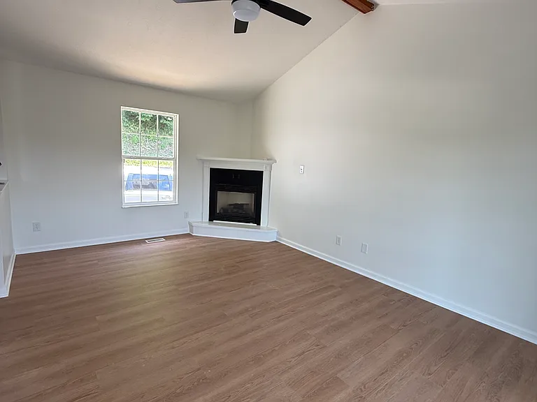 Living Room with gas fireplace