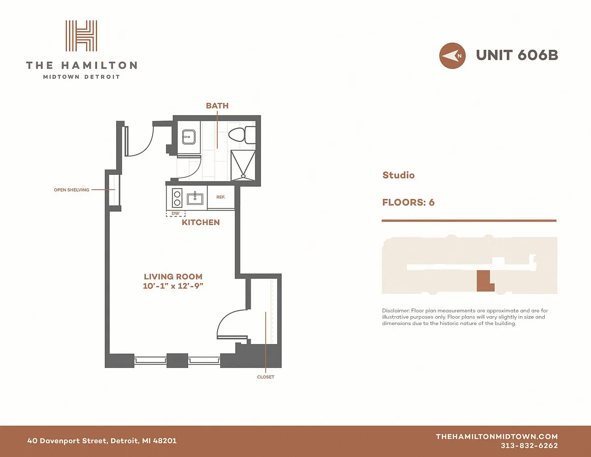 Floor plan Studio - Floorplan 1