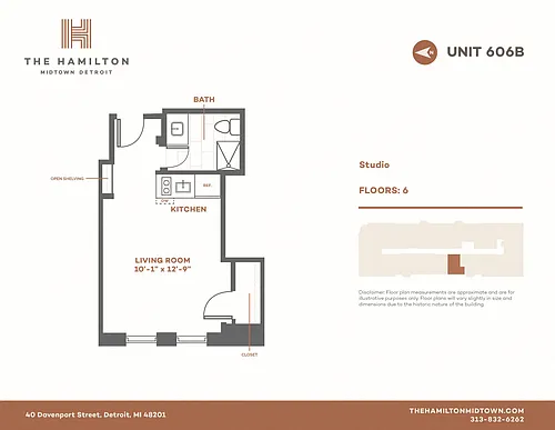 Floor plan Studio - Floorplan 1