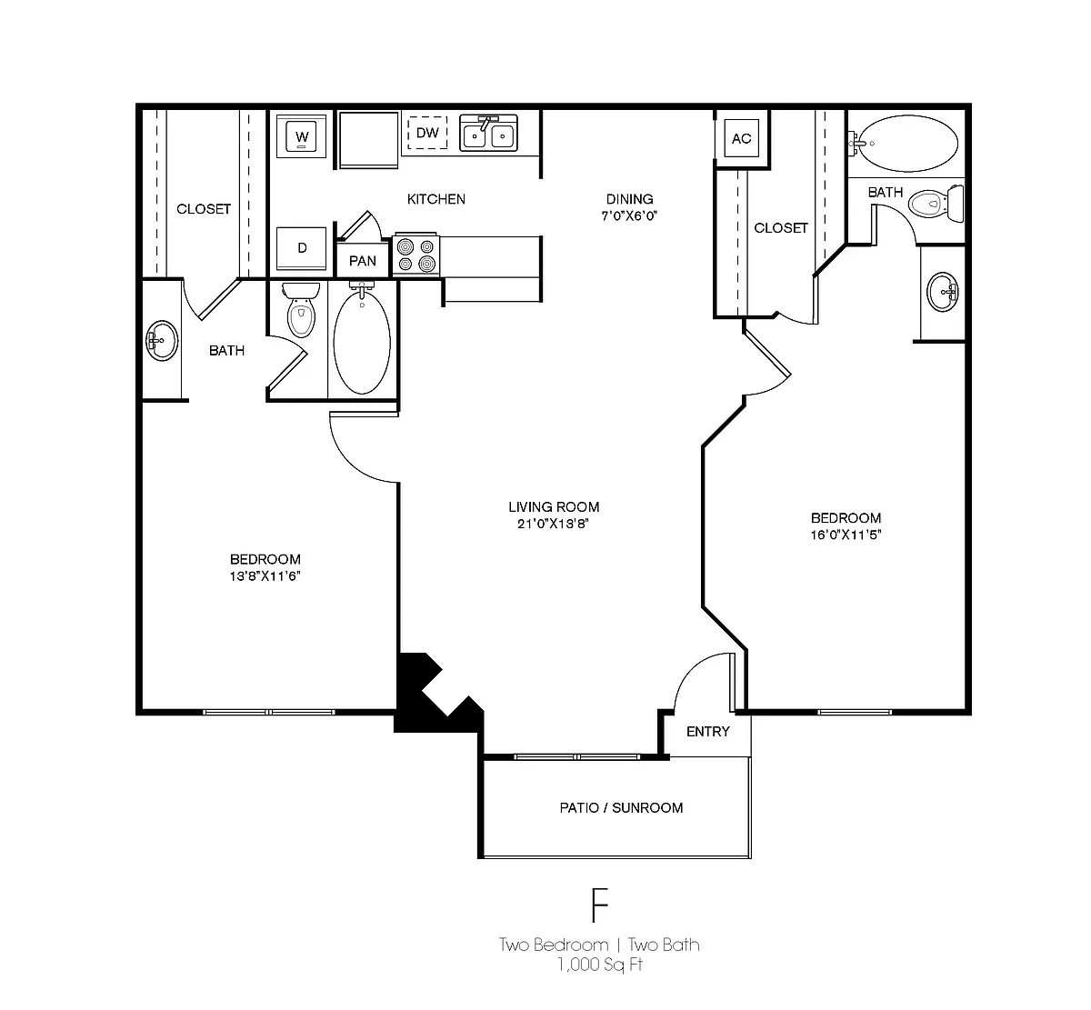 Floor plan 2-2G