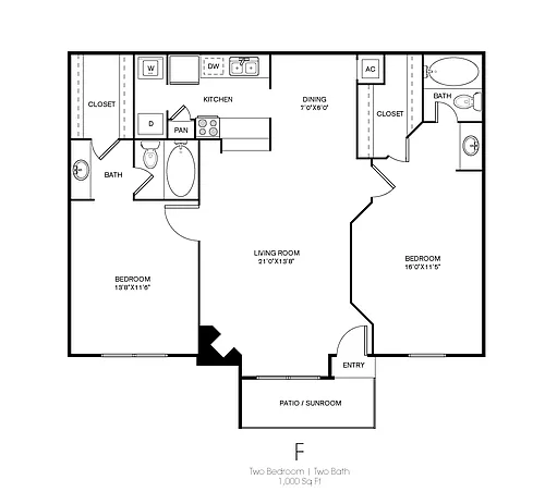 Floor plan 2-2G