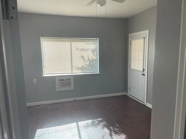 Bedroom with access to the front porch