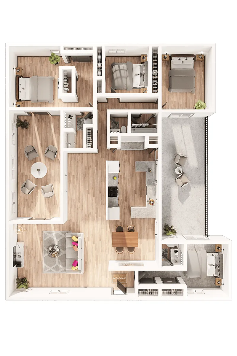 Floor plan Pua Kala