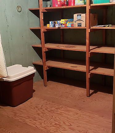 Basement pantry