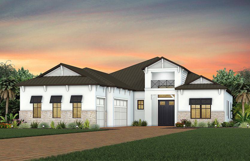Exterior CO3 with stone detail and metal roof
