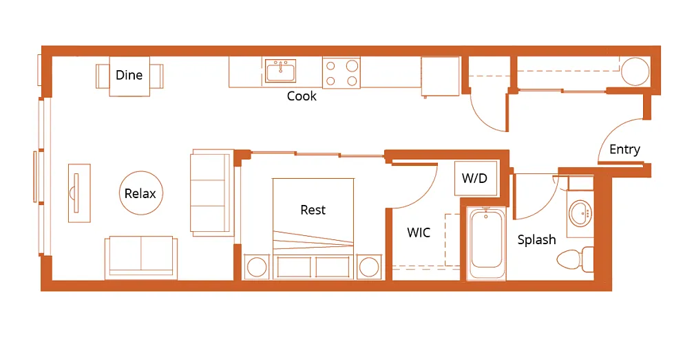 Floor plan Side Car