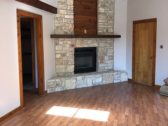Master bedroom fireplace