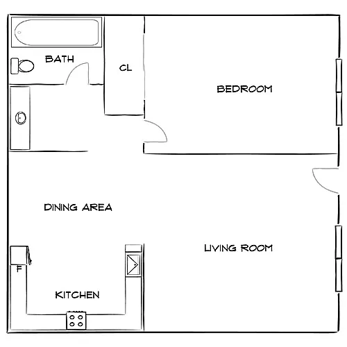 Floor plan Design 1B