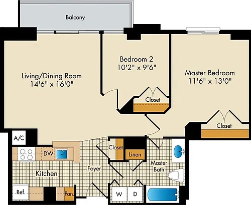 Floor plan Pooks Hill