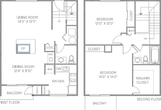 Two Bedroom Two Bedroom