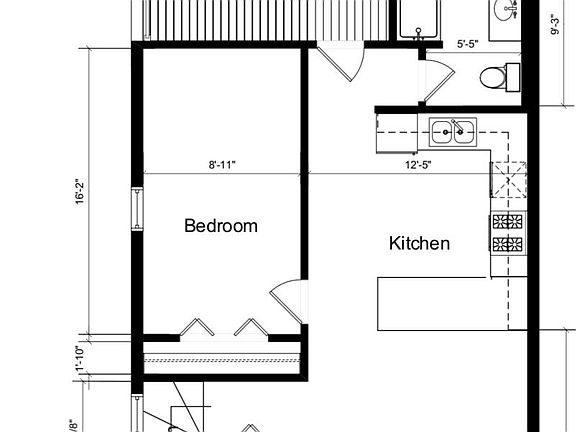 Main level floor plan