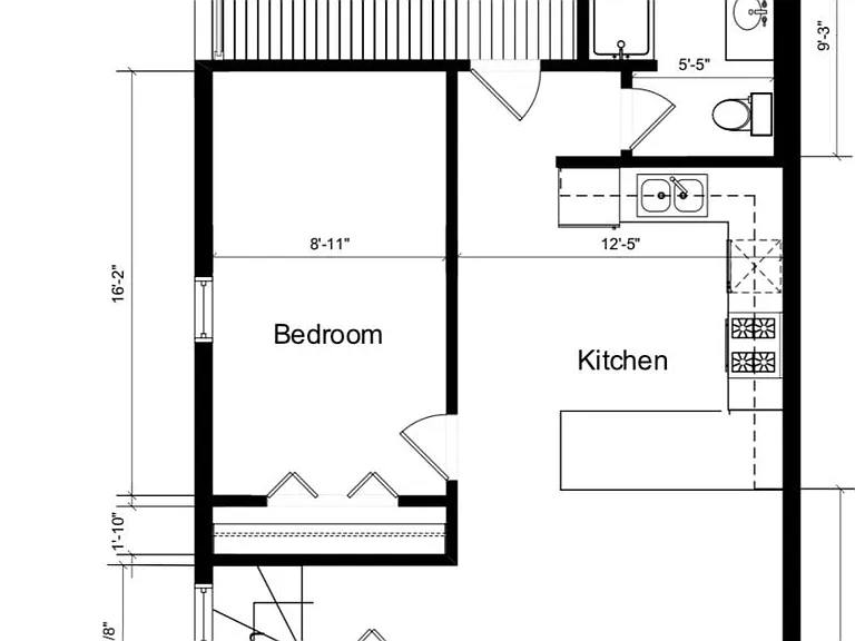 Main level floor plan