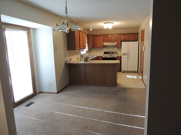 Dining room and kitchen