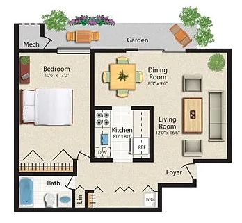 Floor plan FALLSTAFF