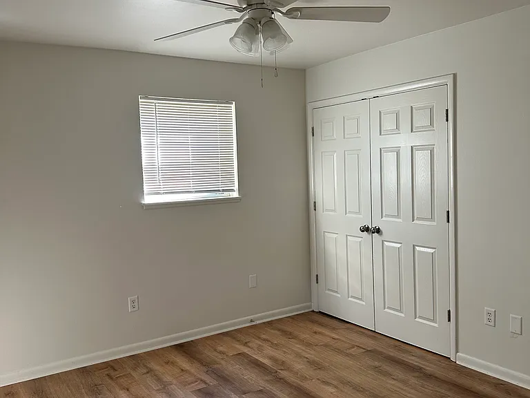 First bedroom features one closet.