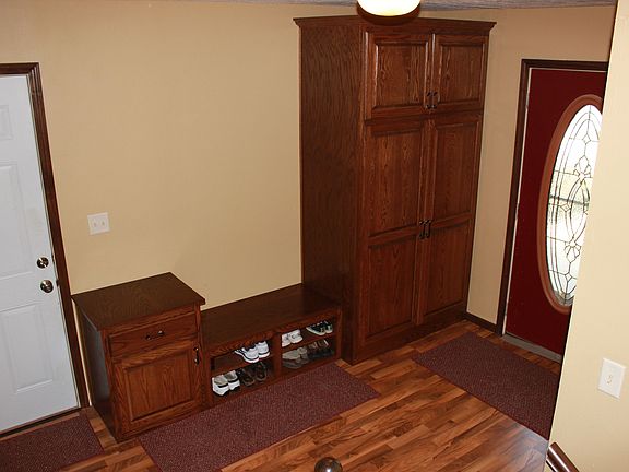 New floor and cabinetry