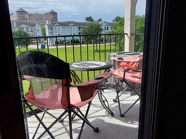 Another view from the patio