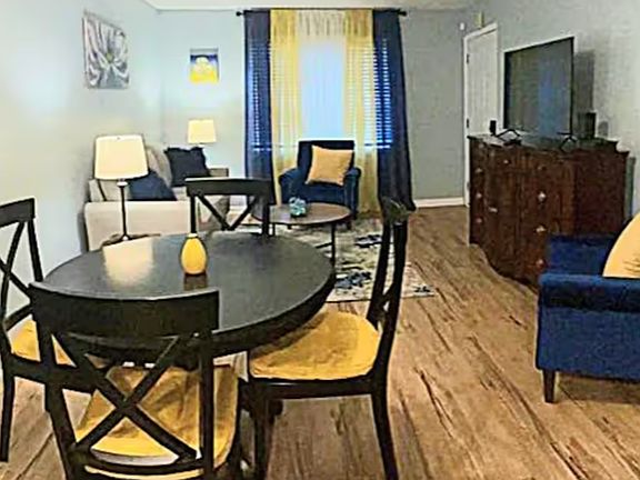 Open dining/ living room