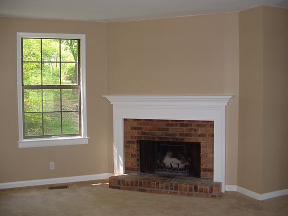 Fireplace in living room
