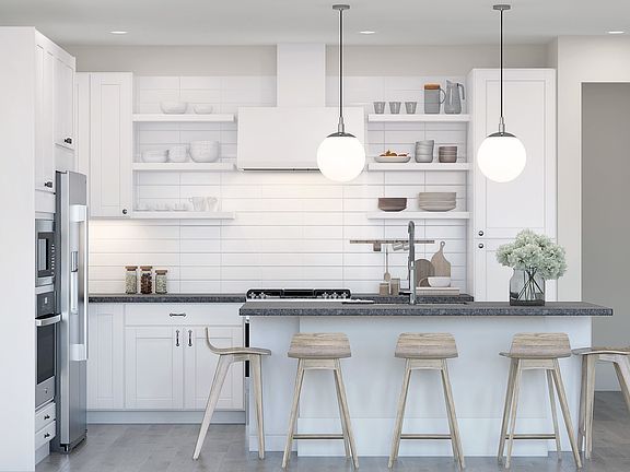 Island with breakfast bar