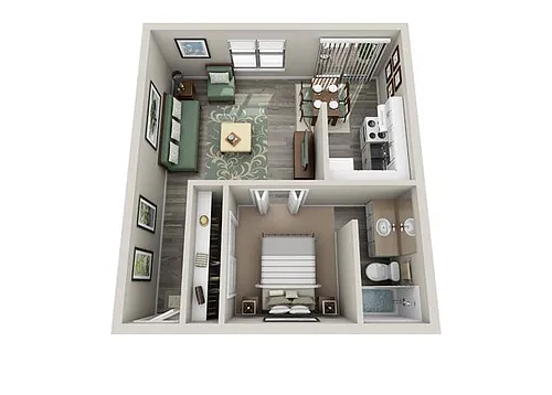 Floor plan Studio