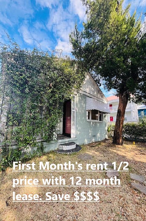 With a 12 month lease and deposit.. First months rental fee is 50% off.