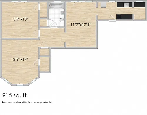 Floor plan 1412 N. Austin W