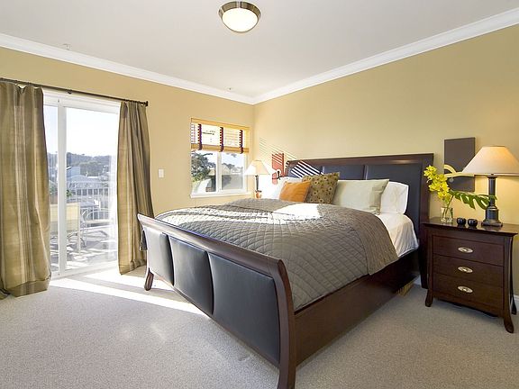 Spacious master bedroom